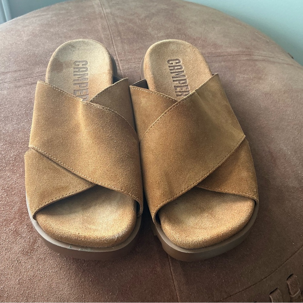 Camper women’s suede slides
